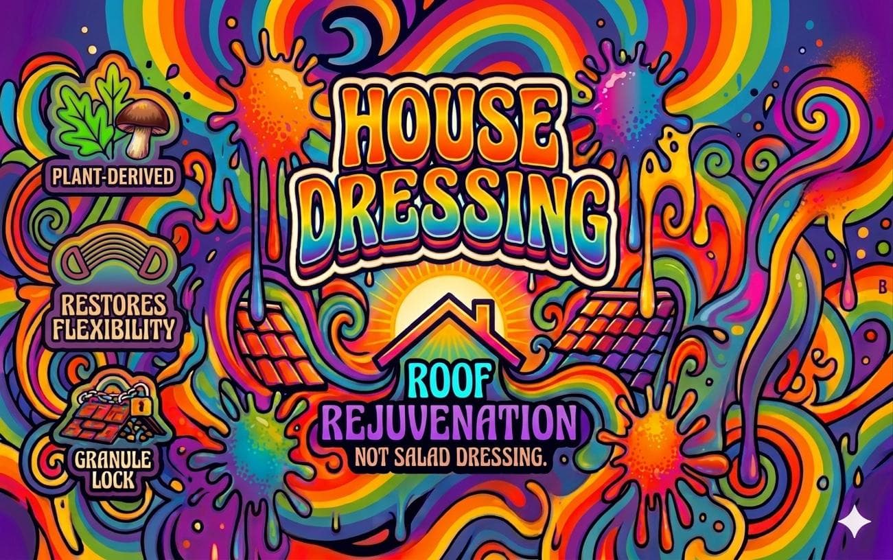 House Dressing label key art — psychedelic comic-style brand illustration